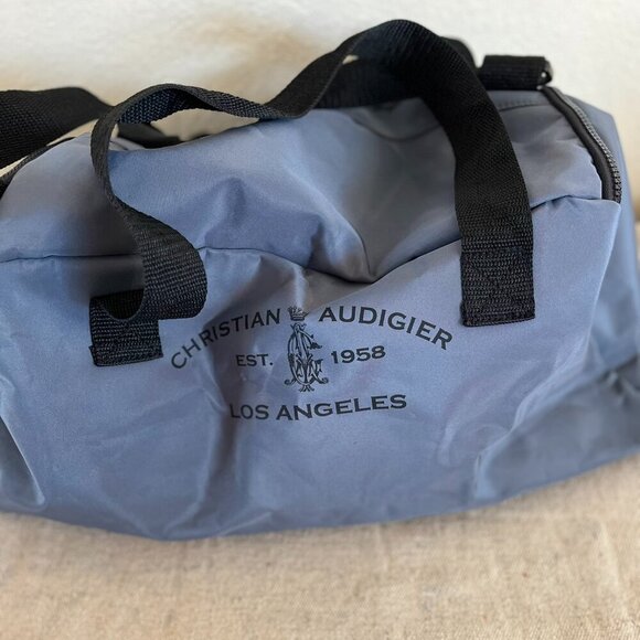 Ed Hardy Christian Audigier Travel Light-Weight Duffle Skull Racing Duffle Bag - Picture 3 of 8